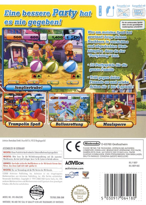 Fête En Famille 100% Fun — box-2D-back (DE)