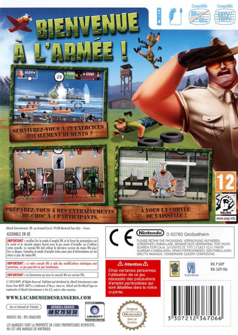 Boot Camp Academy — box-2D-back (FR)