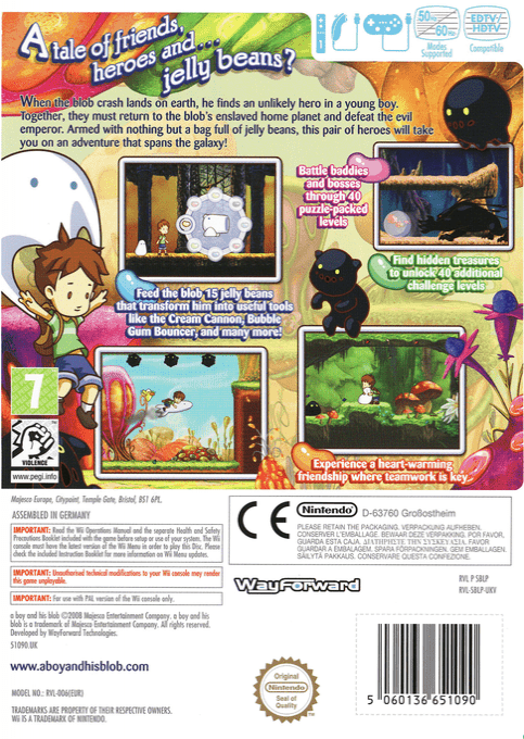 Boy And His Blob, A — box-2D-back (EU)