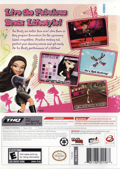 Bratz - Girlz Really Rock — box-2D-back (US)