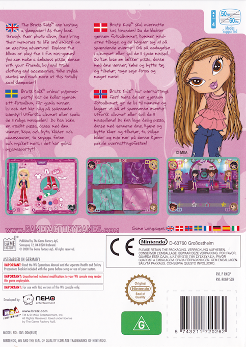 Bratz Kidz Party — box-2D-back (EU)