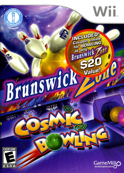 Brunswick Zone Cosmic Bowling box art