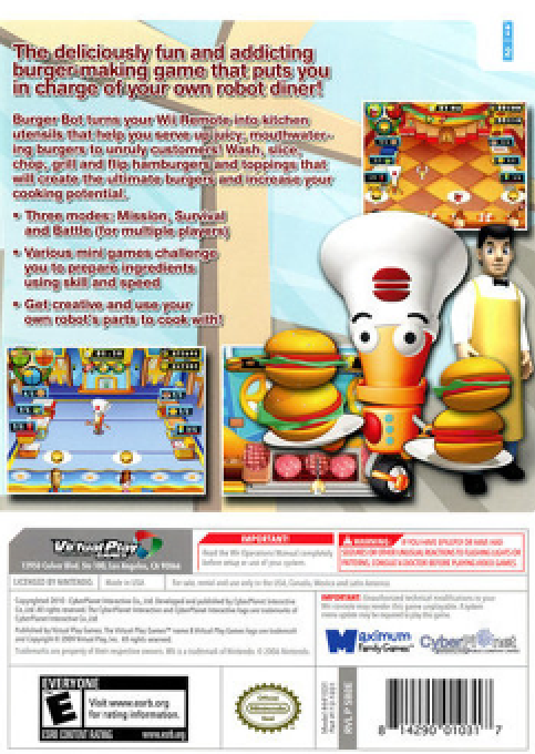 Burger Bot — box-2D-back (US)