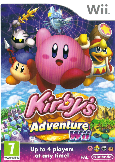 Kirby's Adventure Wii — box-2D (EU)