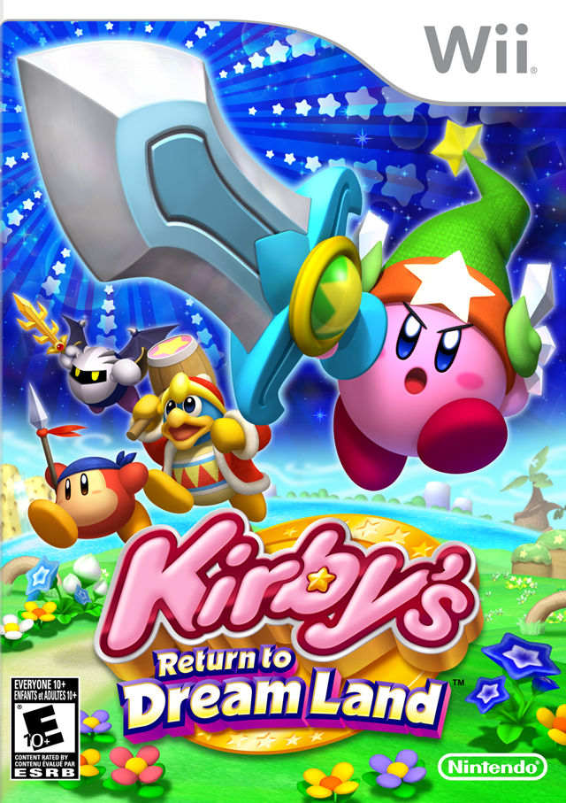 Kirby's Adventure Wii — box-2D (AME)