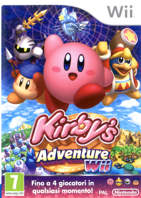 Kirby's Adventure Wii — box-2D (IT)