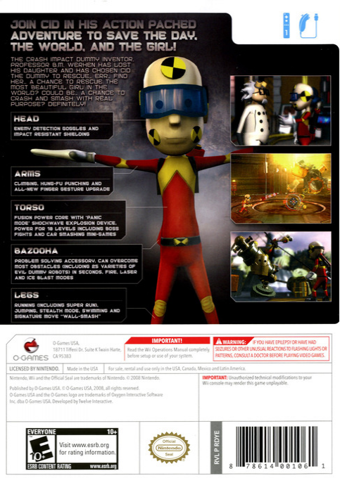 Cid The Dummy — box-2D-back (US)