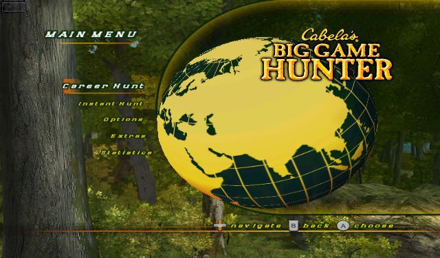 Cabela's Big Game Hunter — sstitle (WOR)