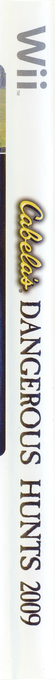 Cabela's Dangerous Hunts 2009 — box-2D-side (US)