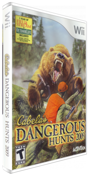 Cabela's Dangerous Hunts 2009 — box-3D (US)