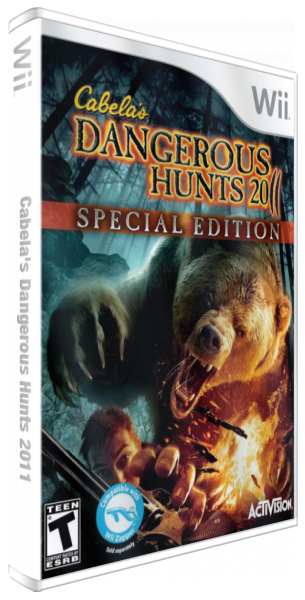 Cabela's Dangerous Hunts 2011 — box-3D (US)