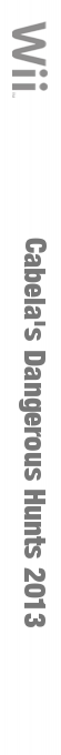 Cabela's Dangerous Hunts 2013 — box-2D-side (DE)