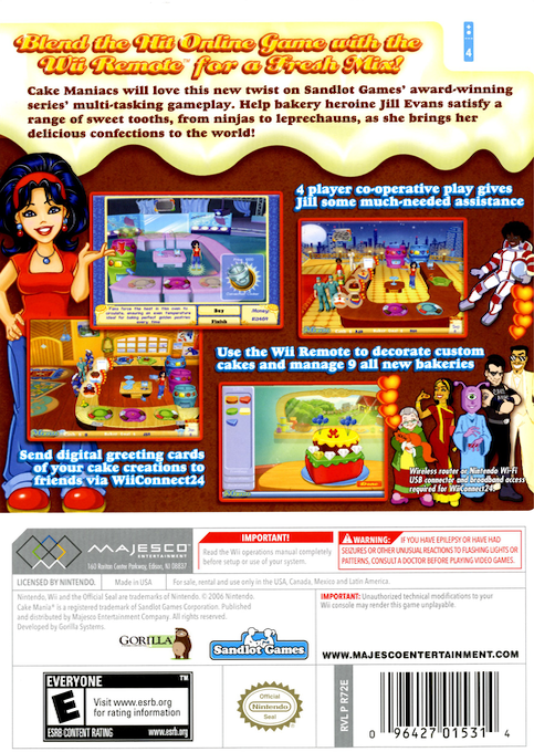 Cake Mania - In The Mix ! — box-2D-back (US)