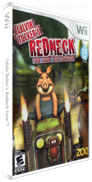 Calvin Tucker's Redneck - Farm Animal Racing Tournament — box-3D (US)