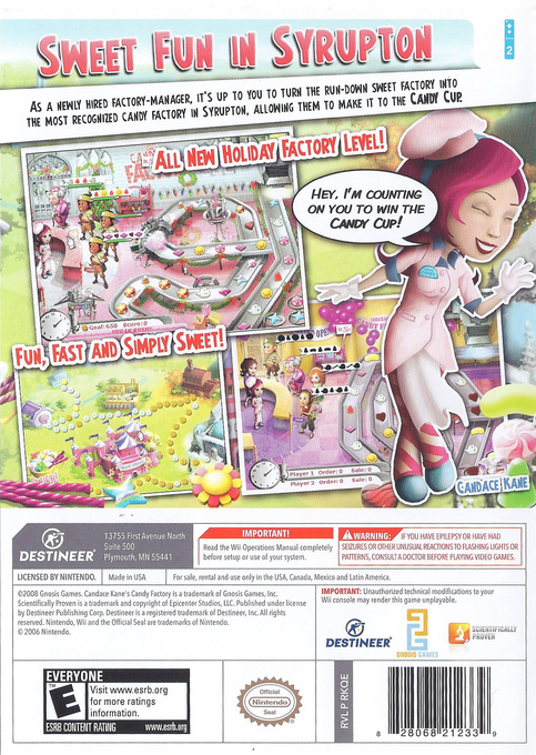 Candace Kane's Candy Factory — box-2D-back (US)