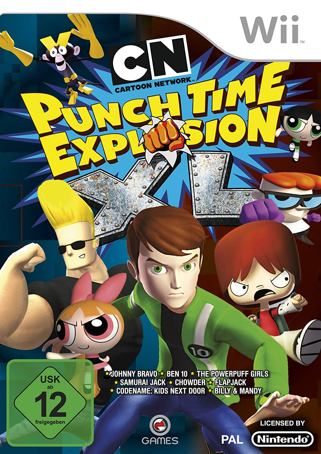 Cartoon Network - Punch Time Explosion Xl — box-2D (DE)