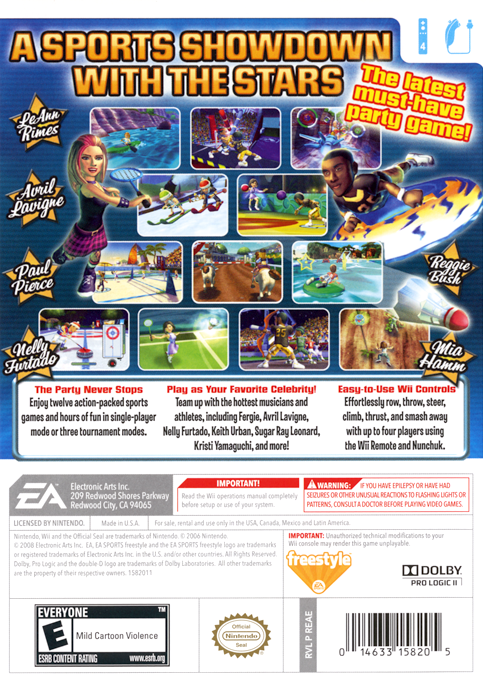 Tournoi Des Célébrités, Le — box-2D-back (US)
