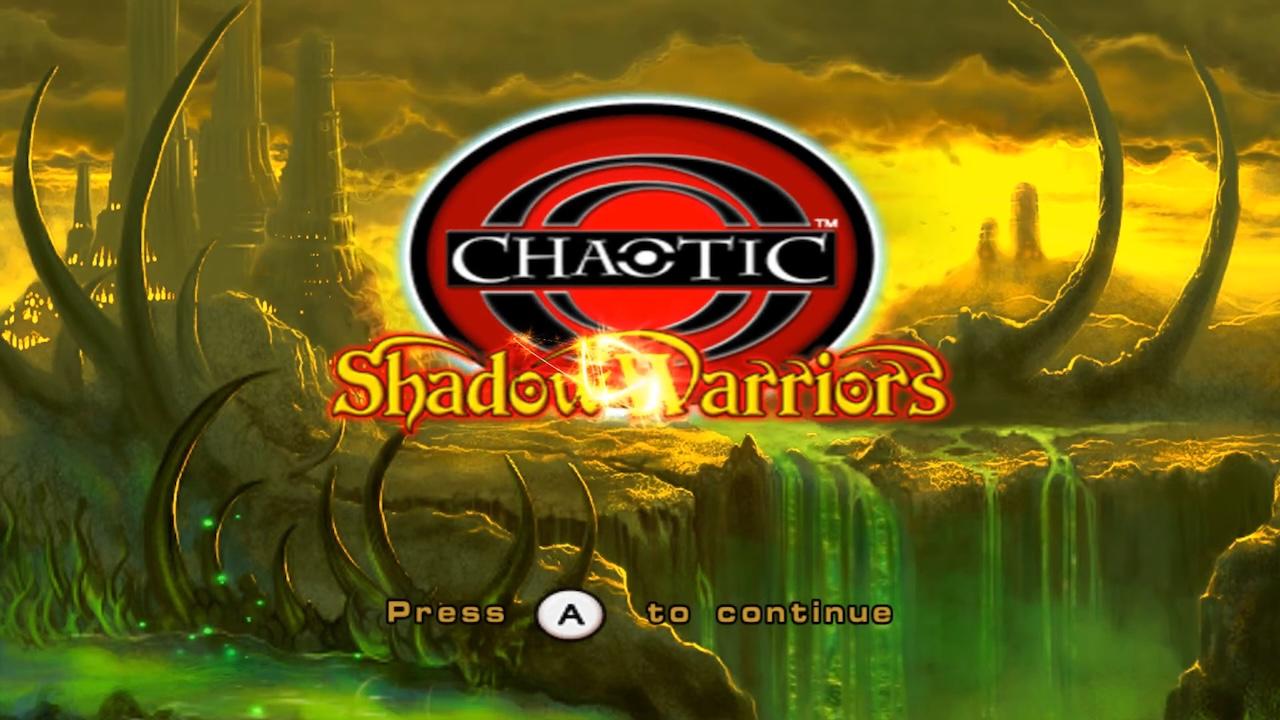 Chaotic - Shadow Warriors — sstitle (WOR)