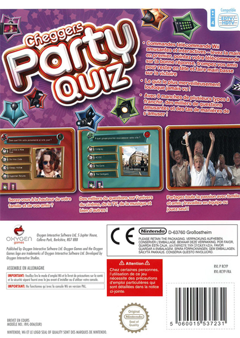 Cheggers Party Quiz — box-2D-back (FR)