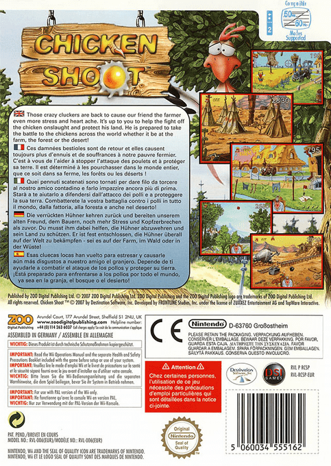 Chicken Shoot — box-2D-back (EU)