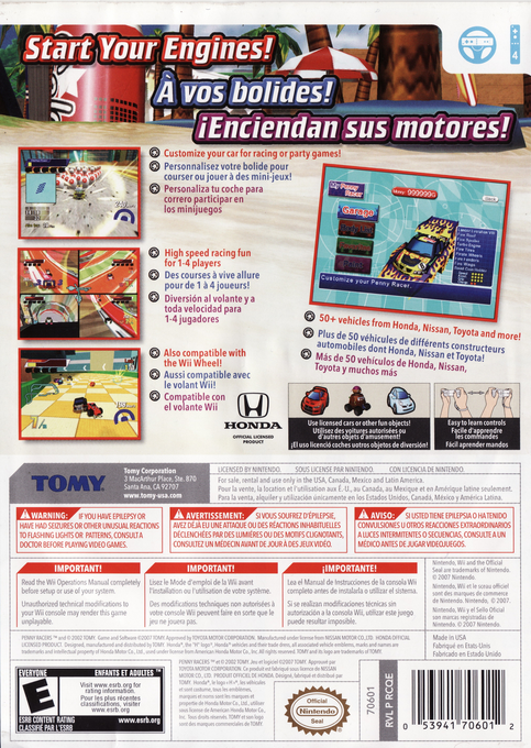 Penny Racers Party - Turbo-q Speedway — box-2D-back (US)