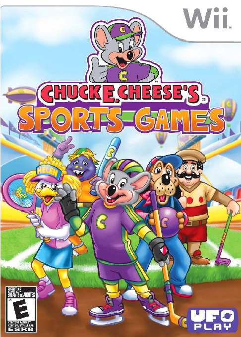Chuck E. Cheese's Sports Games box art