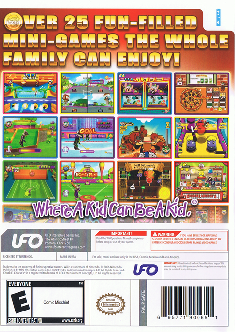 Chuck E. Cheese's Super Collection — box-2D-back (US)
