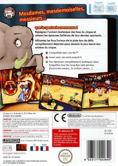 Family Fest Presents Circus Games — box-2D-back (FR)
