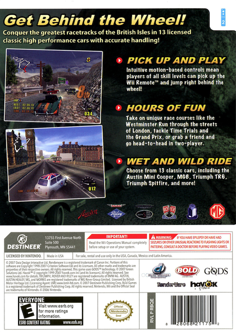 Classic British Motor Racing — box-2D-back (US)