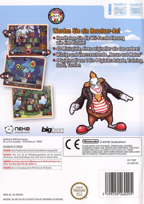 Cocoto Magic Circus — box-2D-back (DE)