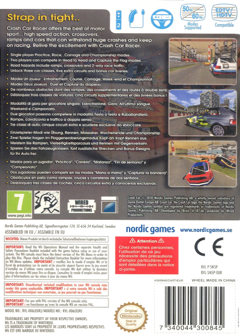 Maximum Racing - Crash Car Racer — box-2D-back (DE)