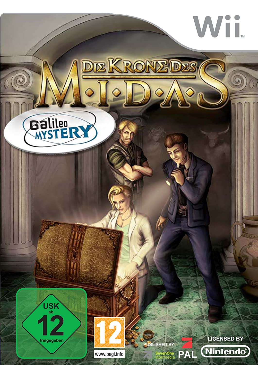 Galileo Mystery - The Crown Of Midas — box-2D (DE)