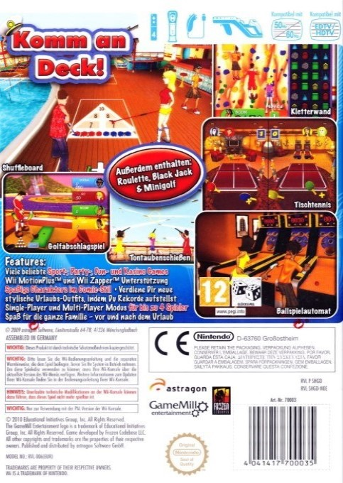 Cruise Ship Resort — box-2D-back (DE)