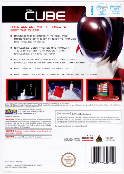 Cube, The — box-2D-back (EU)