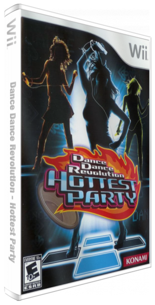Dance Dance Revolution - Hottest Party — box-3D (US)