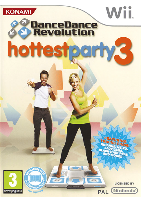 Dance Dance Revolution - Hottest Party 3 — box-2D (EU)