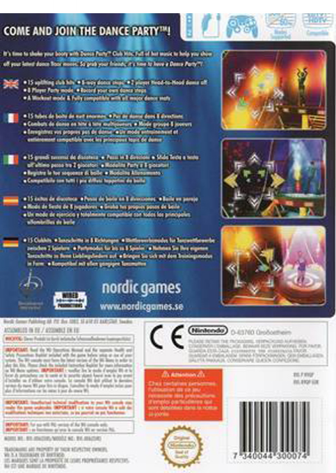Dance Party Club Hits — box-2D-back (EU)
