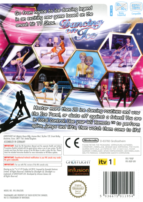 Dancing On Ice — box-2D-back (EU)