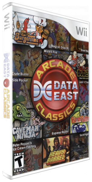 Data East Arcade Classics — box-3D (US)