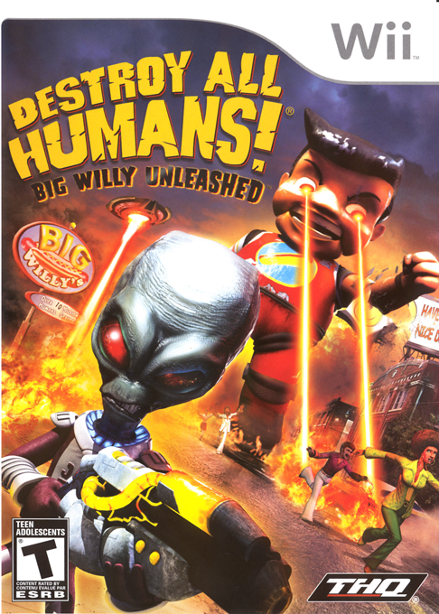 Destroy All Humans ! Lâchez Le Gros Willy ! box art