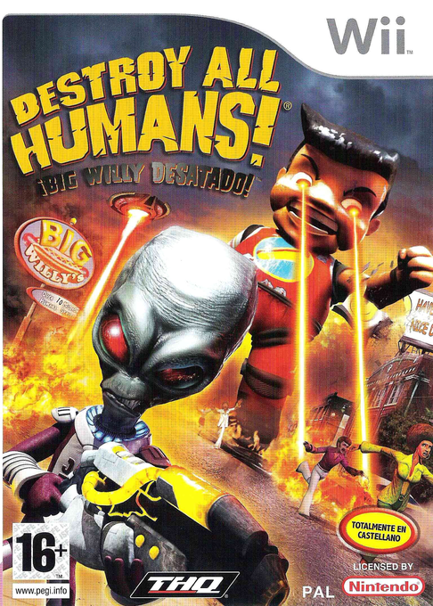 Destroy All Humans ! Lâchez Le Gros Willy ! — box-2D (SP)