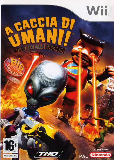 Destroy All Humans ! Lâchez Le Gros Willy ! — box-2D (IT)