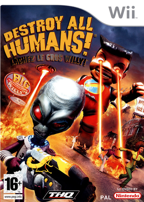 Destroy All Humans ! Lâchez Le Gros Willy ! — box-2D (FR)