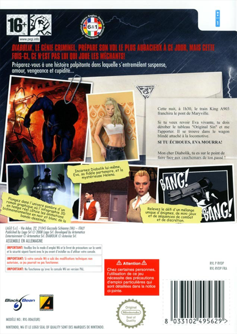 Diabolik - The Original Sin — box-2D-back (FR)