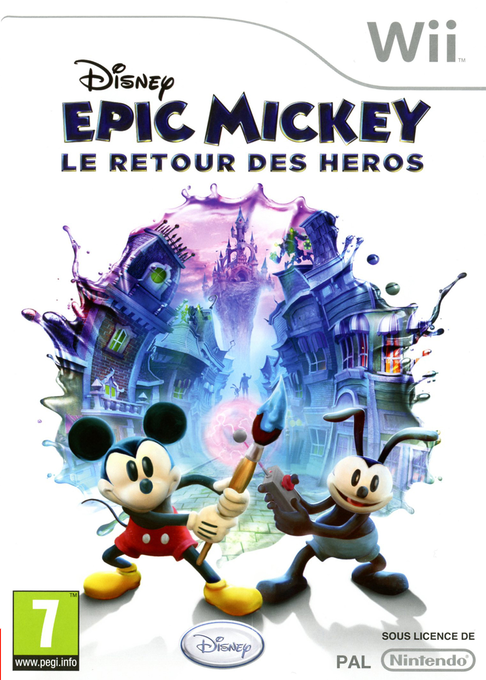 Disney Epic Mickey 2 - The Power Of Two — box-2D (FR)
