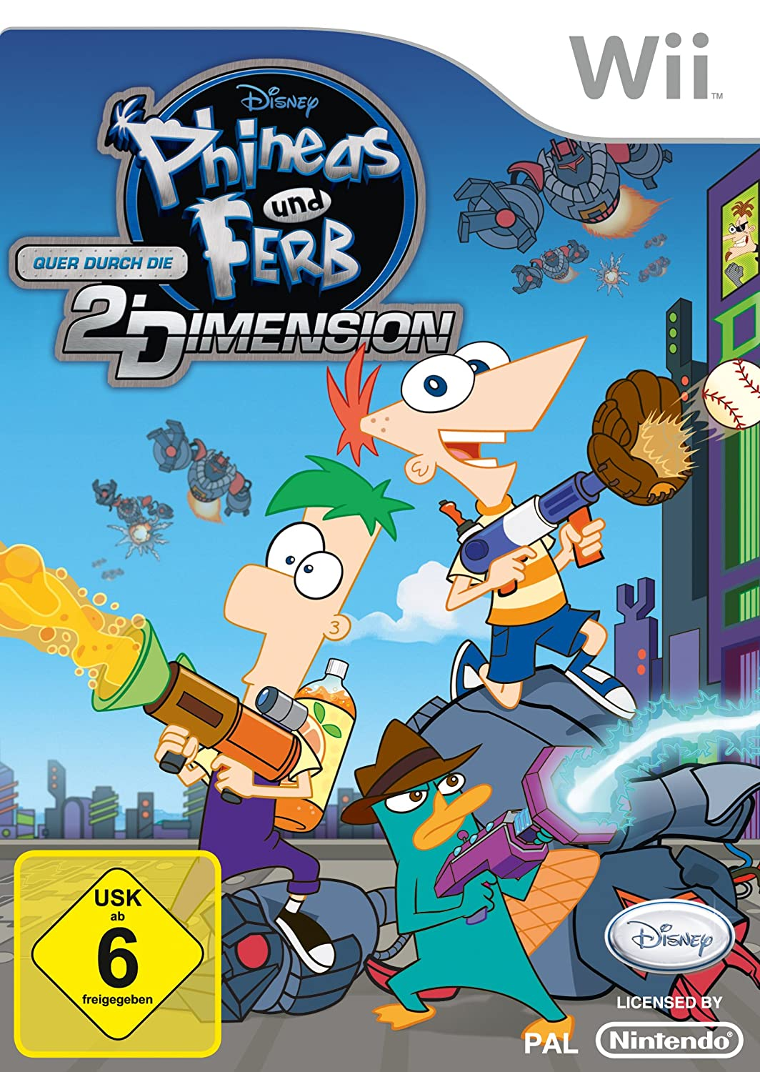 Phineas and Ferb - Across the 2nd Dimension — box-2D (DE)