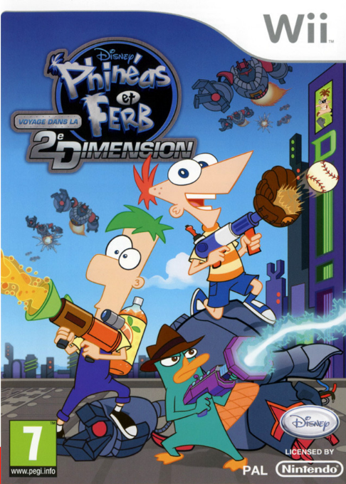 Phineas and Ferb - Across the 2nd Dimension — box-2D (FR)