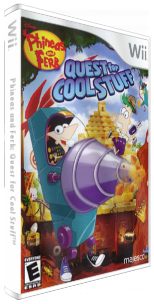 Disney Phineas And Ferb - Quest For Cool Stuff — box-3D (US)