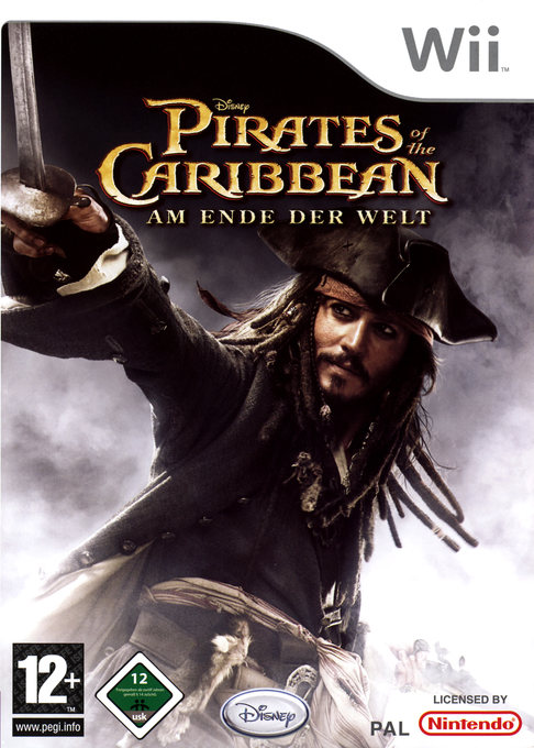 Disney Pirates of the Caribbean - At World's End — box-2D (DE)