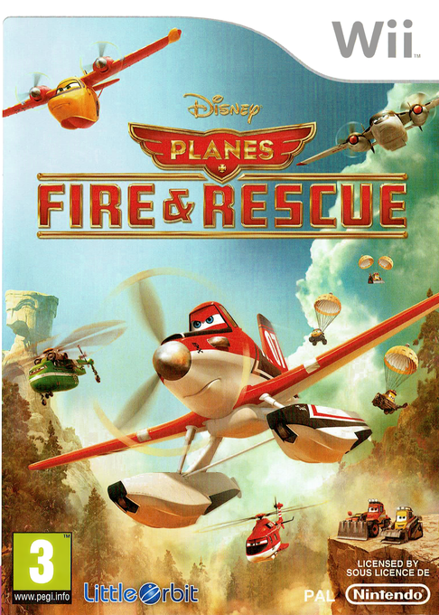 Disney Planes - Fire And Rescue — box-2D (EU)